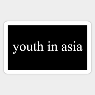 youth in asia, white Magnet